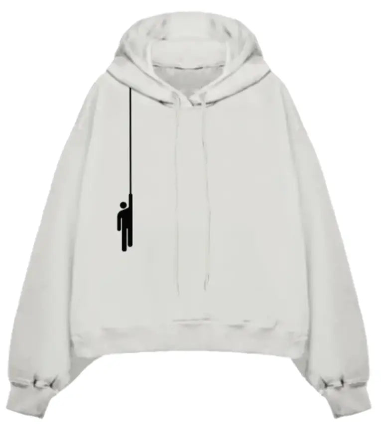 Billie Eilish Hanging Blohsh White Hoodie
