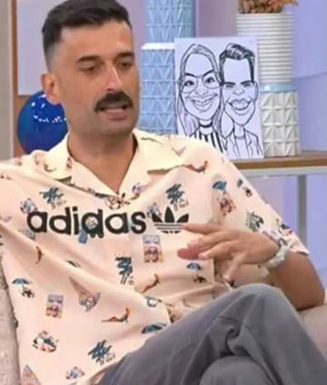 Bom Dia Alegria 2025 António Raminhos Printed Short Sleeve Logo Shirt