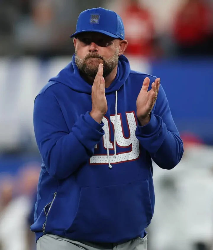Brian Daboll New York Giants Blue Hoodie
