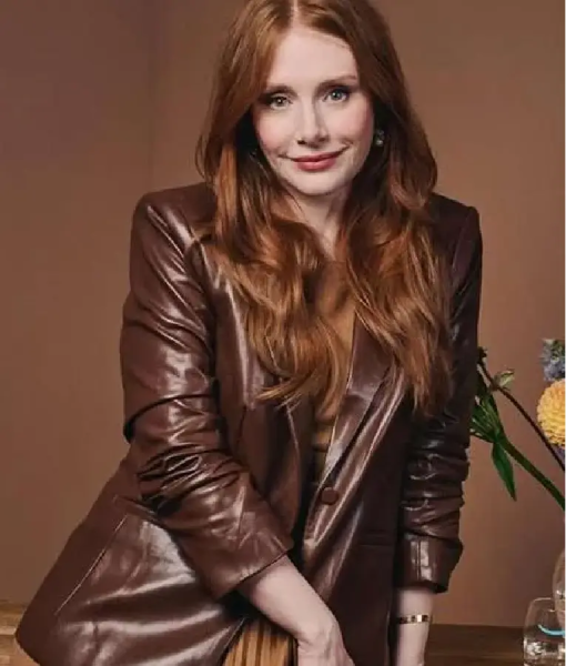 Deep Cover Bryce Dallas Howard Leather Blazer