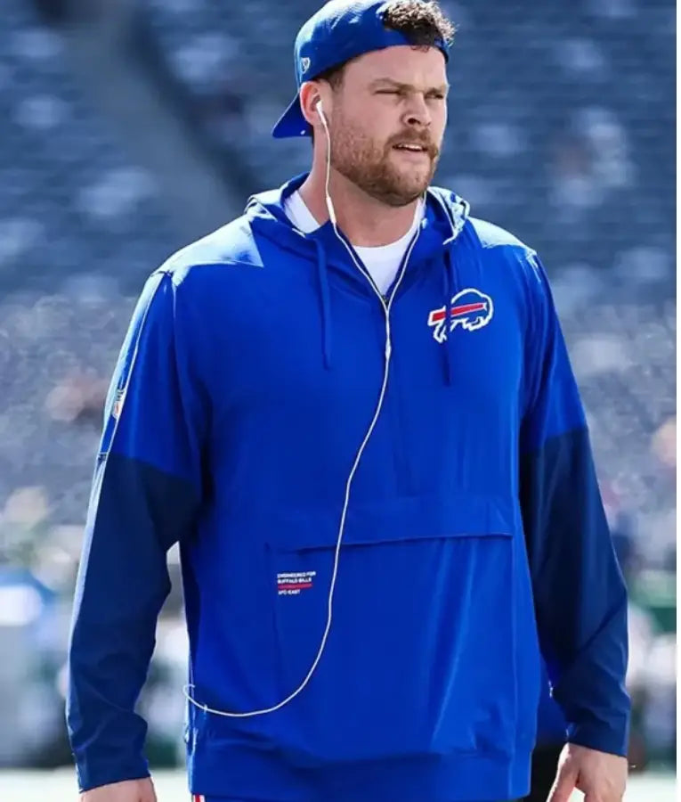 Buffalo Bills 2025 Sideline Anorak Hooded Jacket