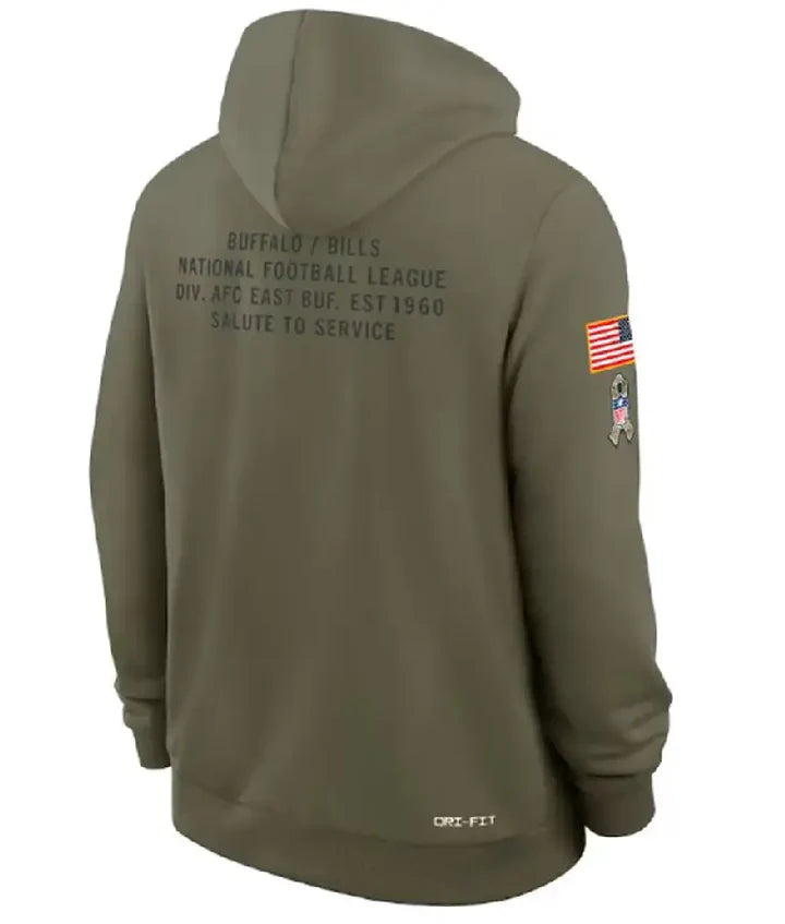 Buffalo Bills 2025 Salute To Service Hoodie