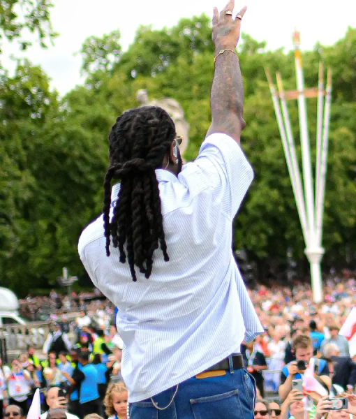 Burna Boy UEFA Women’s EURO 2025 Victory Parade White Shirt