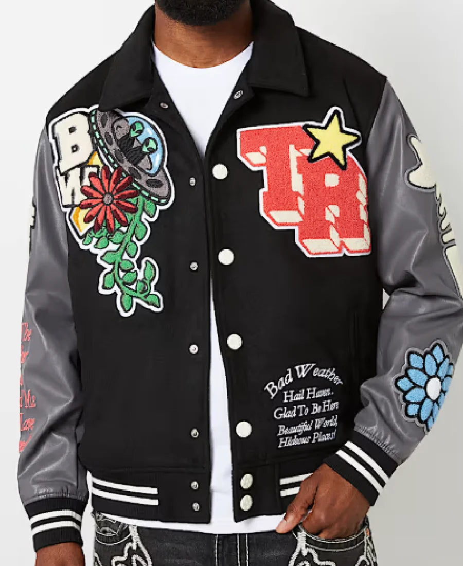Bw x Tr Patch Varsity Jacket