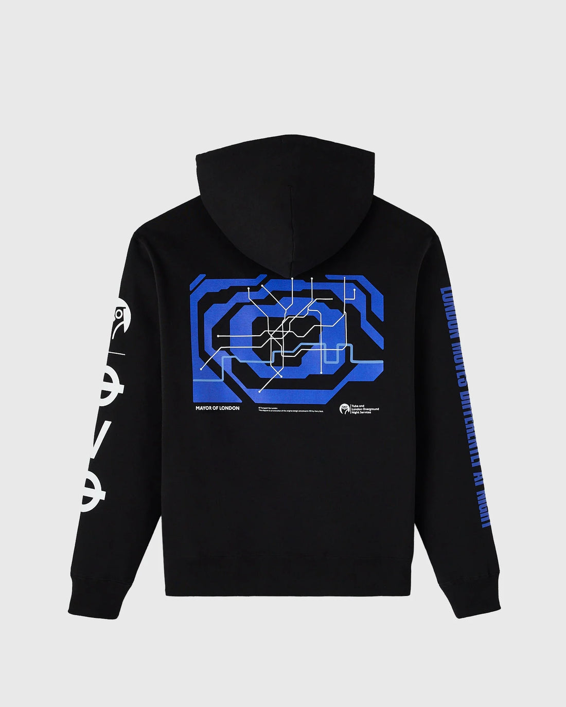 NIGHT TUBE BLACK HOODIE