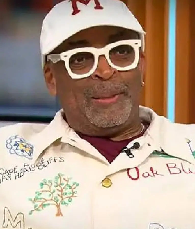 CBS Mornings Spike Lee’s Graphic Printed Jacket