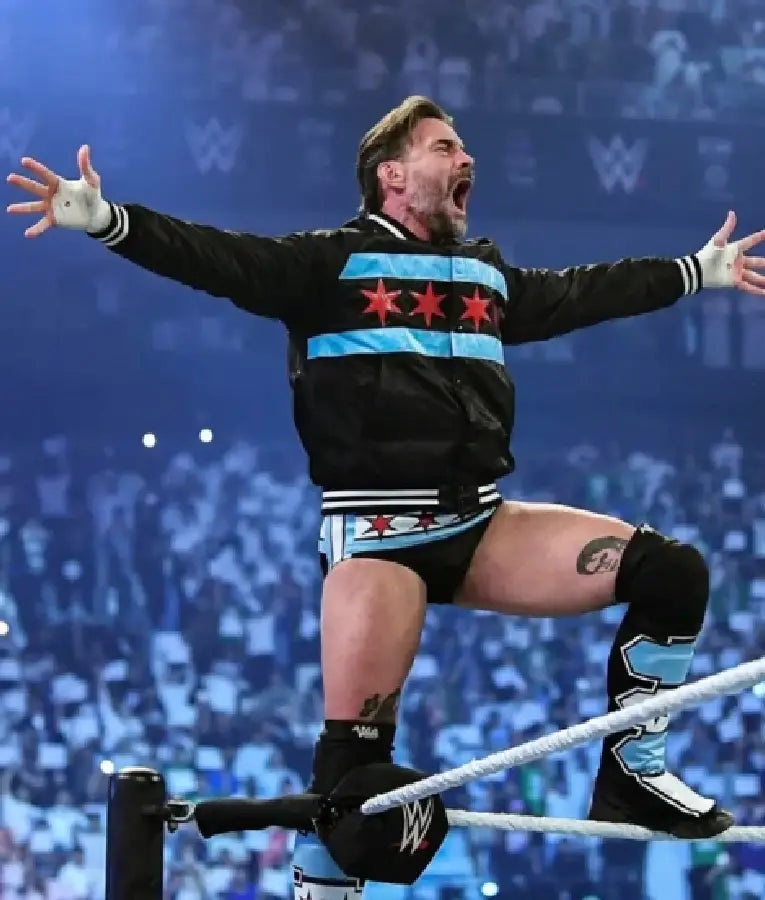 CM Punk WWE Night Of Champions Bomber Jacket