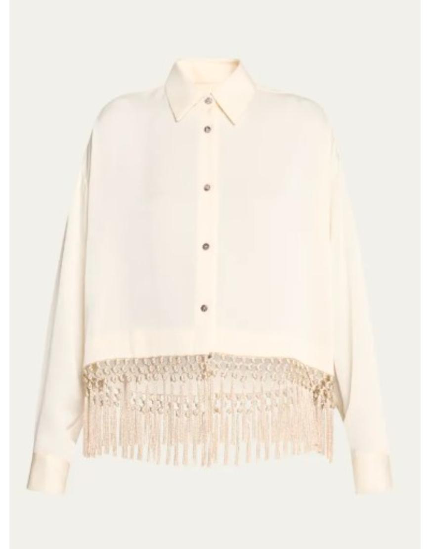 Access Hollywood 2025 Jenna Bush Hager Fringe Shirt