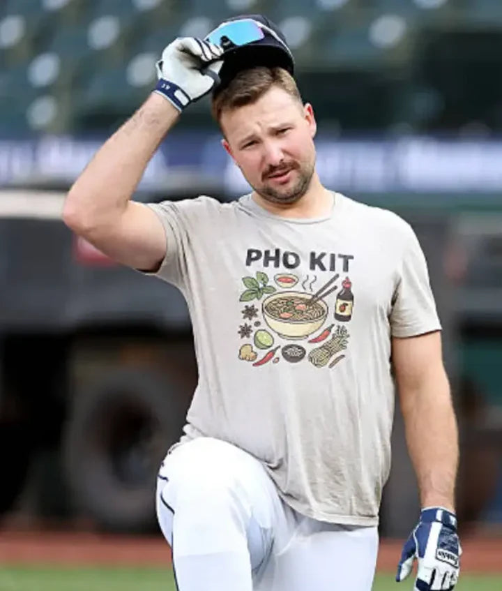 Cal Raleigh Seattle Mariners PHO KIT Grey T-Shirt