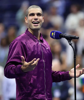 Carlos Alcaraz 2025 US Open Purple Jacket