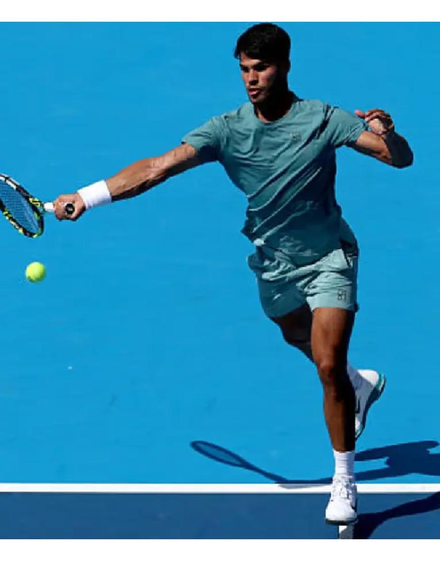 Carlos Alcaraz Cincinnati Open 2025 Blue T-Shirt