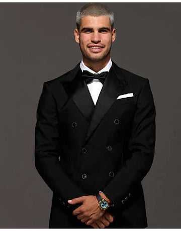 Carlos Alcaraz Laver Cup 2025 Black Suit