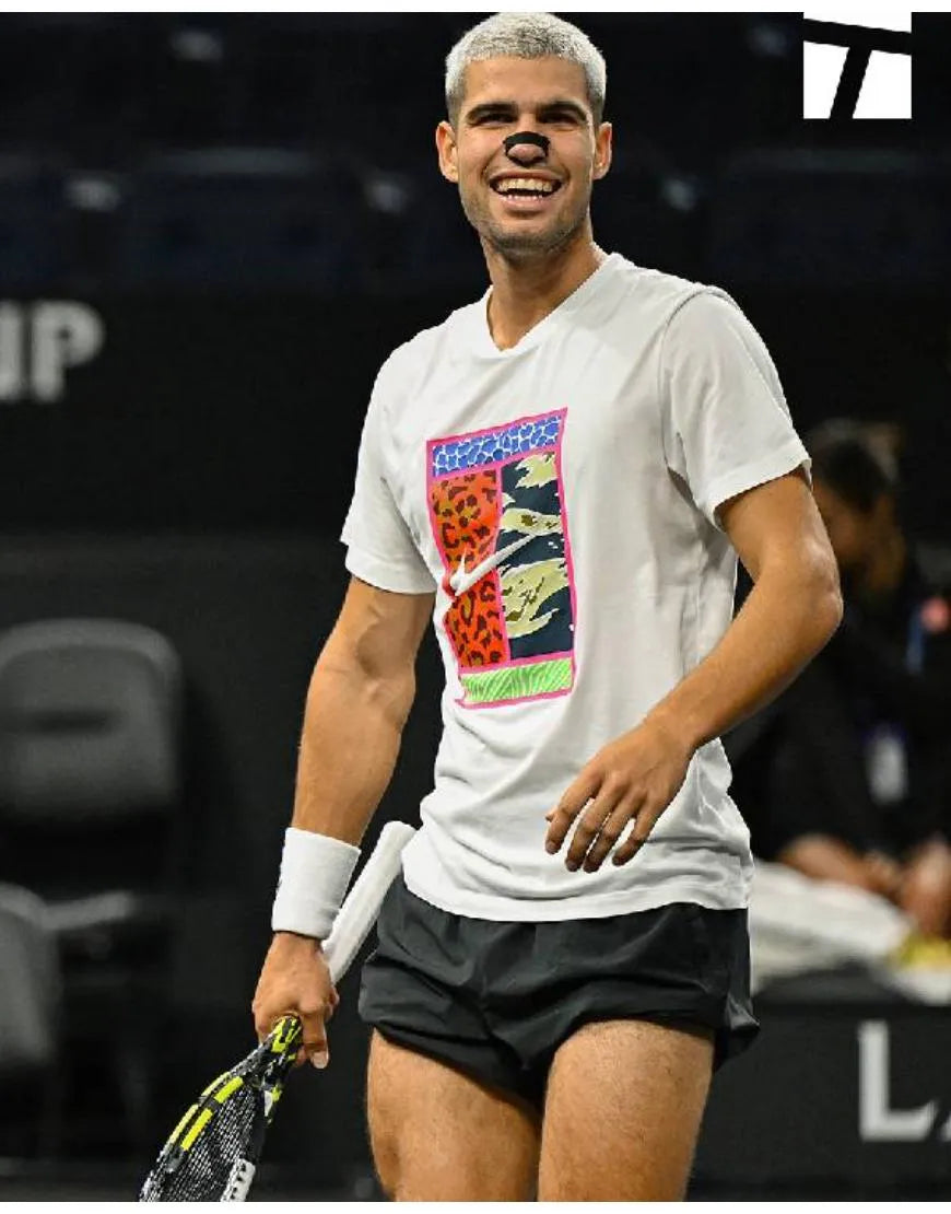 Carlos Alcaraz Laver Cup 2025 Team Europe White Shirt