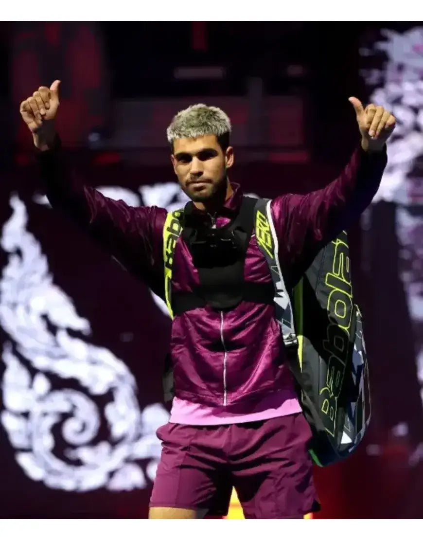 Carlos Alcaraz Six Kings Slam 2025 Purple Jacket