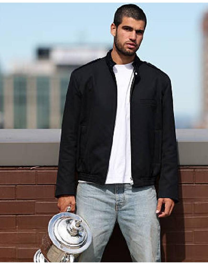 Carlos Alcaraz US Open 2025 Champion Black Zip Up Jacket