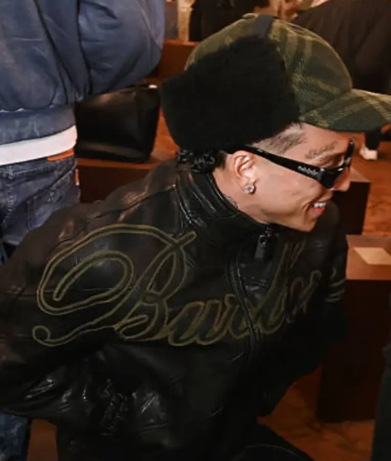 Central CEE LFW 2025 Summer Show Leather Jacket