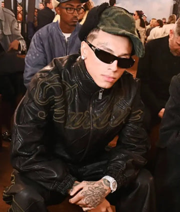 Central CEE LFW 2025 Summer Show Leather Jacket