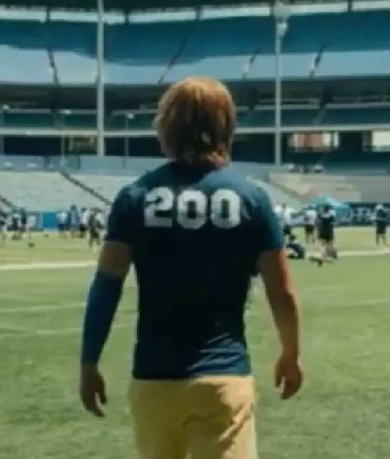 Chad Powers Glen Powell Blue T-Shirt