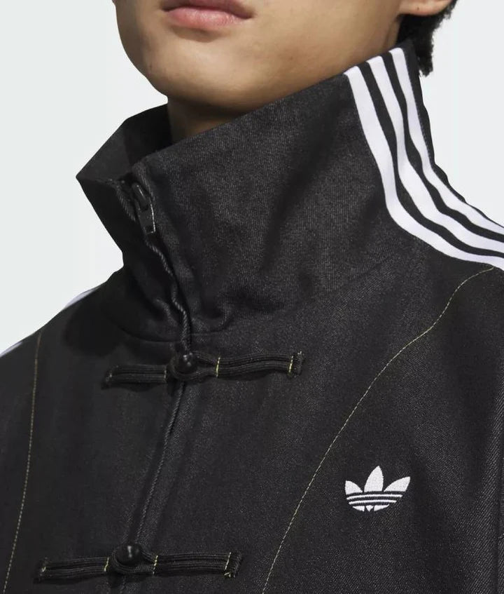 Chinese New Year Black Denim Jacket