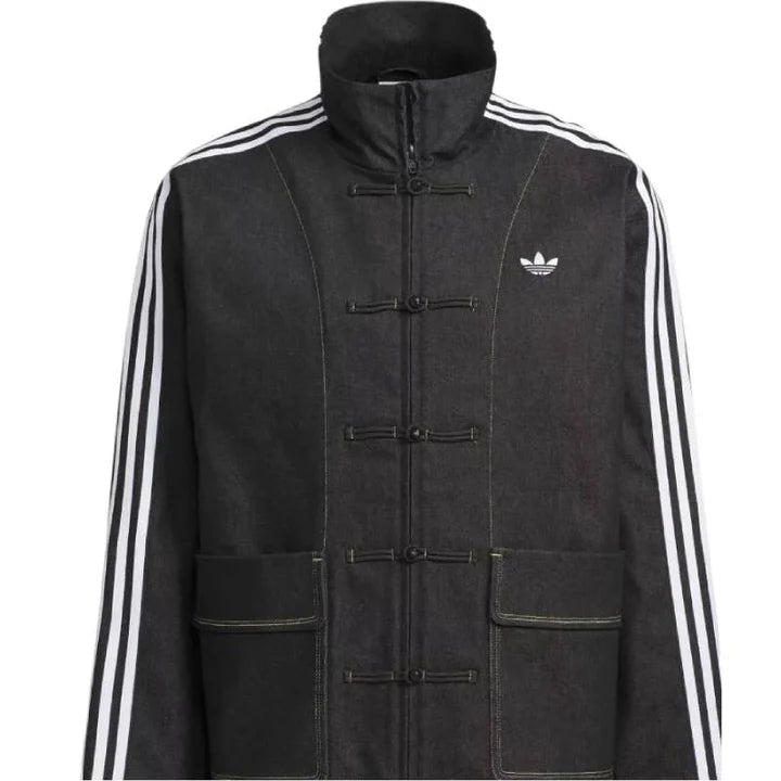 Chinese New Year Black Denim Jacket