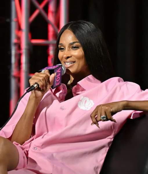 Ciara Greg Street Show 2025 Pink Shirt