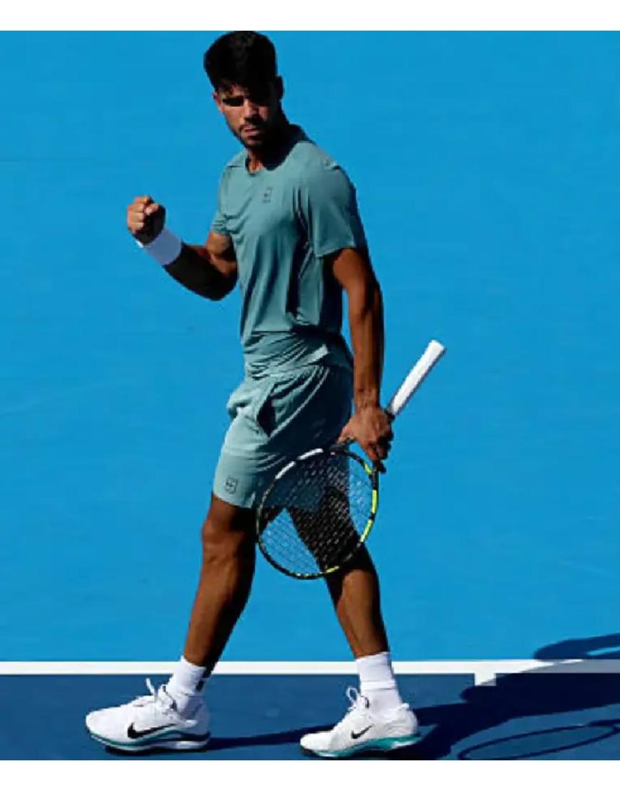 Carlos Alcaraz Cincinnati Open 2025 Blue T-Shirt