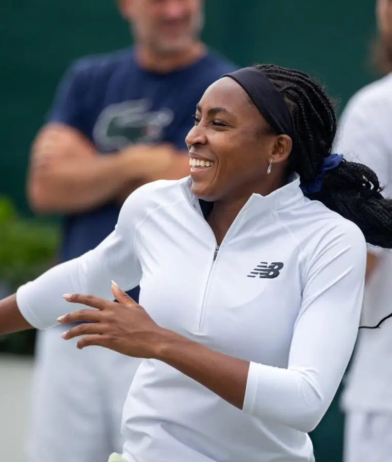 Coco Gauff Wimbledon Championships 2025 White Jacket