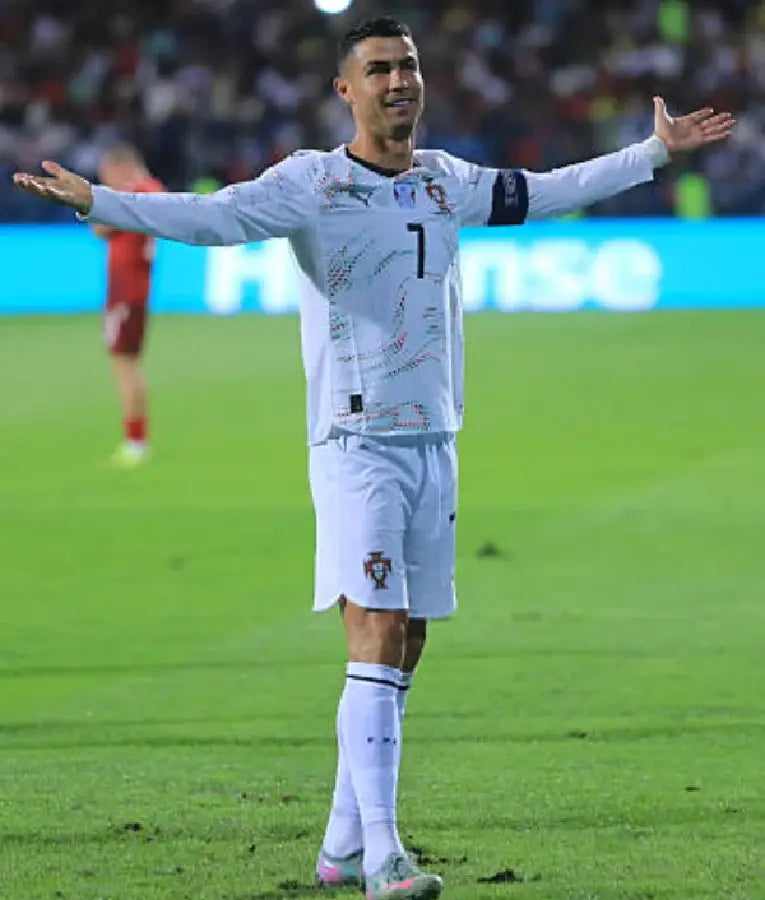 Cristiano Ronaldo FIFA World Cup 2026 Qualifier Portugal White Jersey