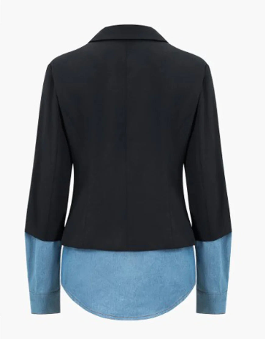 Access Daily 2025 Kendra Scott Denim Layered Blazer