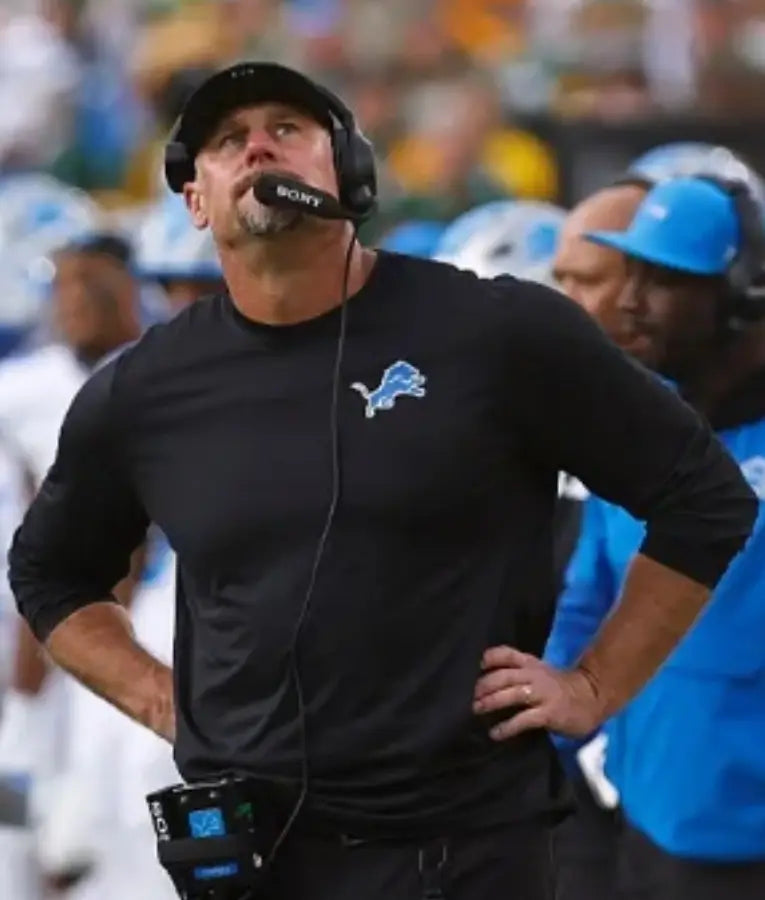 Dan Campbell Detroit Lions Black Sweatshirt