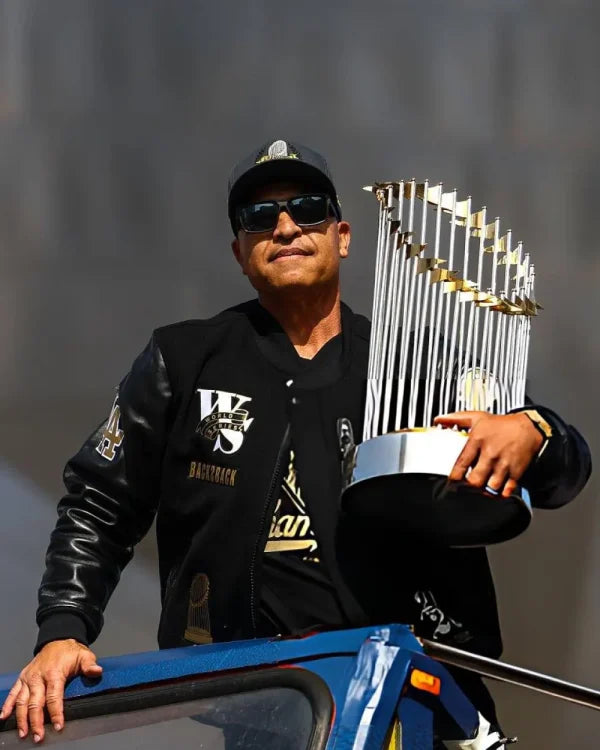 Dave Roberts Dodgers World Series Championship Parade Jacket