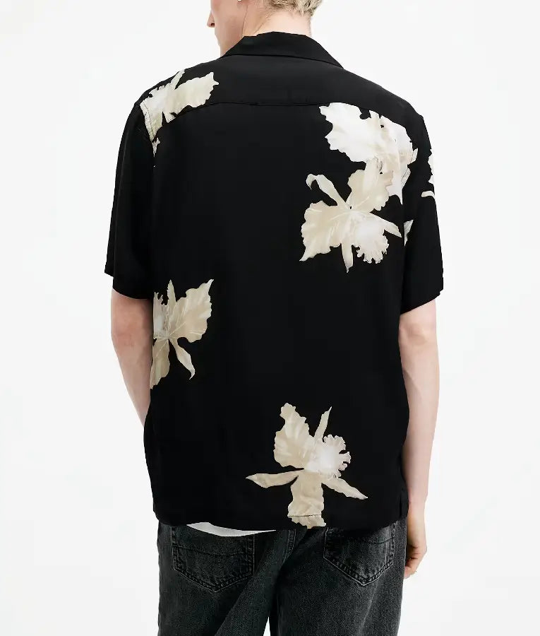 Days Of Our Lives 2025 Javi Hernandez Floral Print Camp Shirt