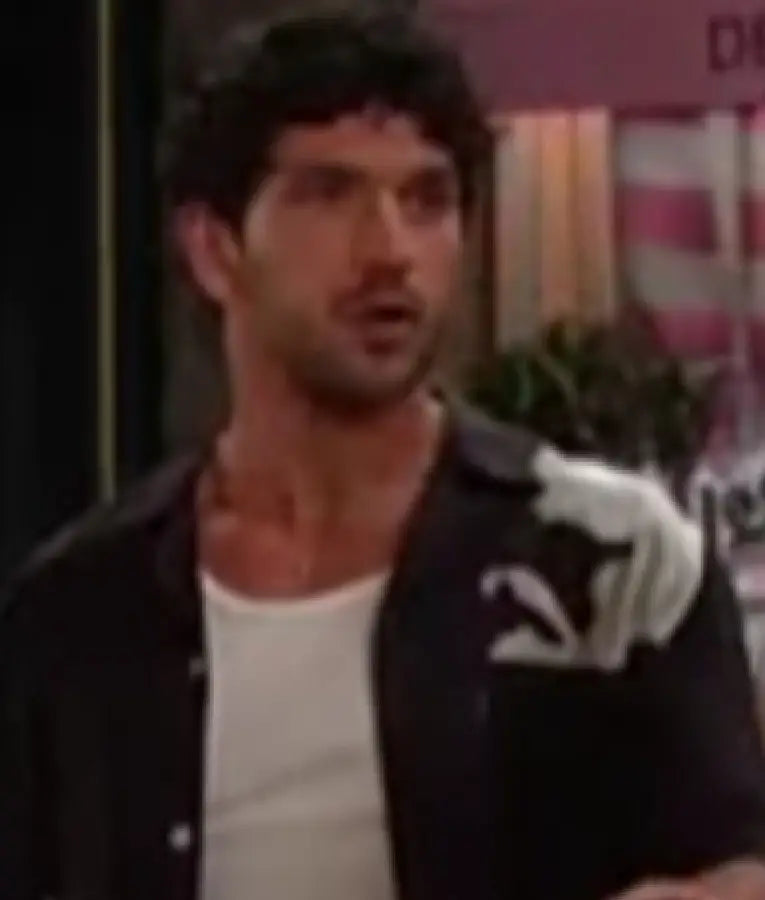 Days Of Our Lives 2025 Javi Hernandez Floral Print Camp Shirt