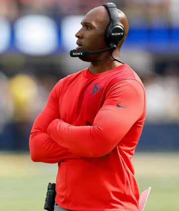 DeMeco Ryans Houston Texans Red Sweatshirt