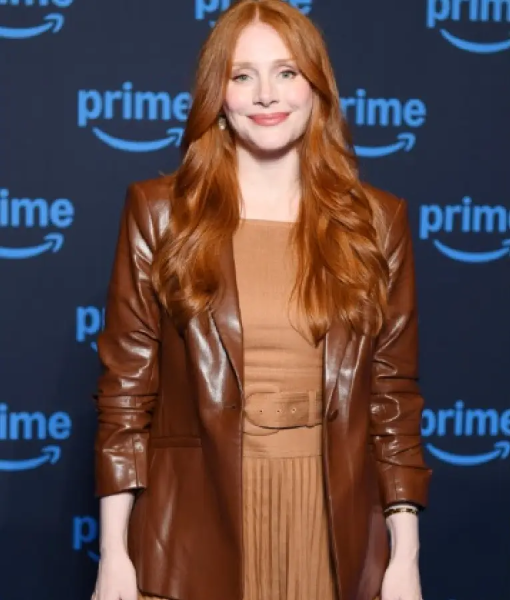 Deep Cover Bryce Dallas Howard Leather Blazer
