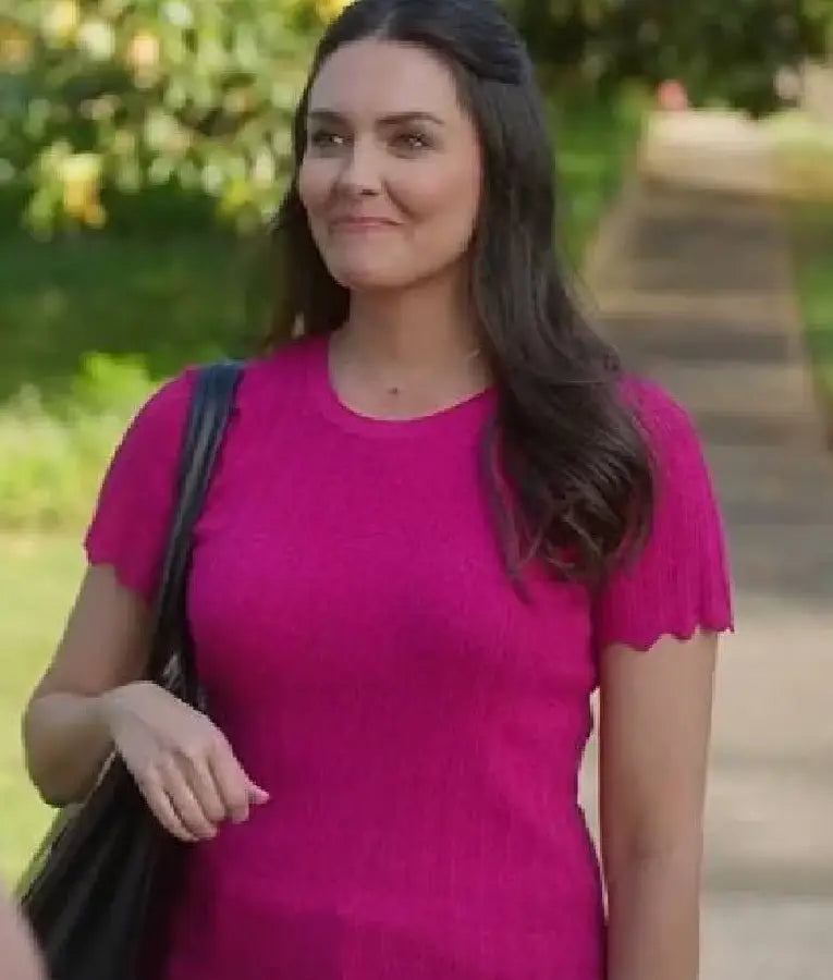 Double Scoop Taylor Cole Pink Top
