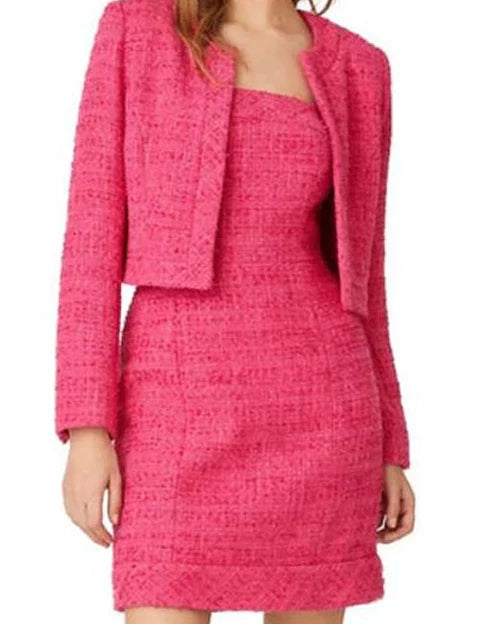 Eliza Coupe The Residence Pink Collarless Jacket