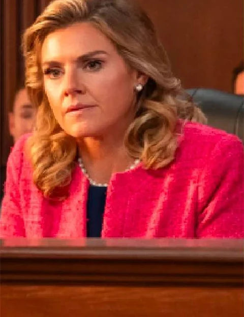 Eliza Coupe The Residence Pink Collarless Jacket