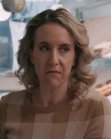 Elsbeth S02 Barb Checkered Plaid Sweatshirt