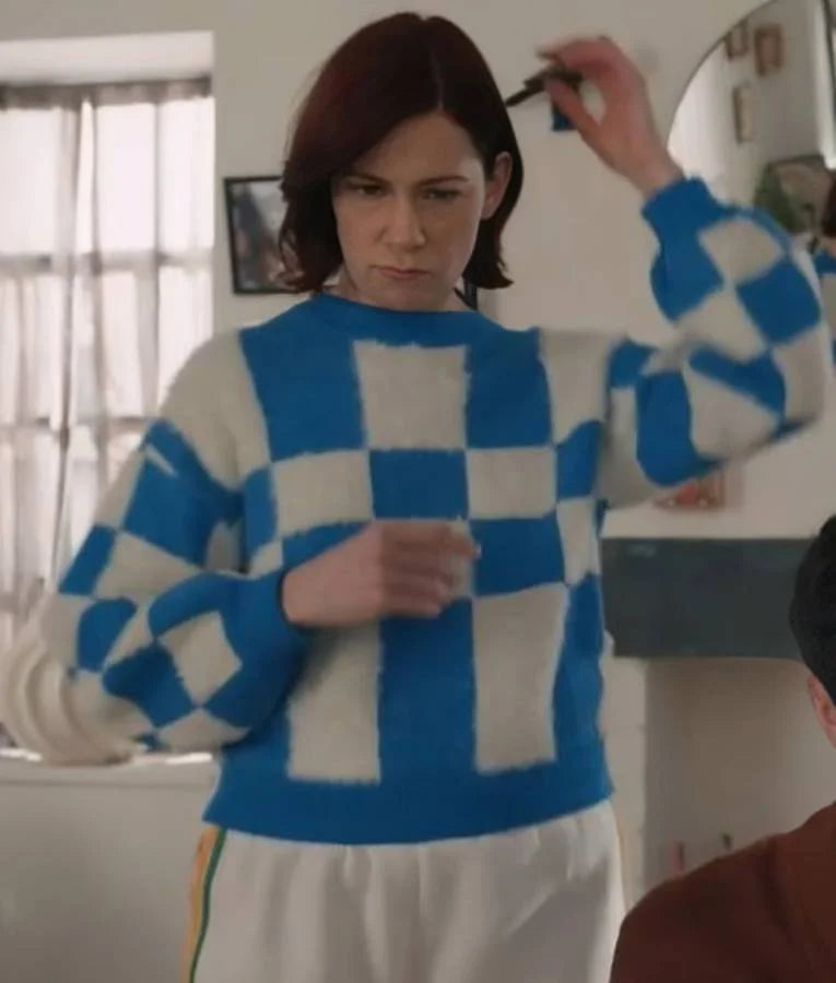 Elsbeth S02 Carrie Preston Colorblock Sweater