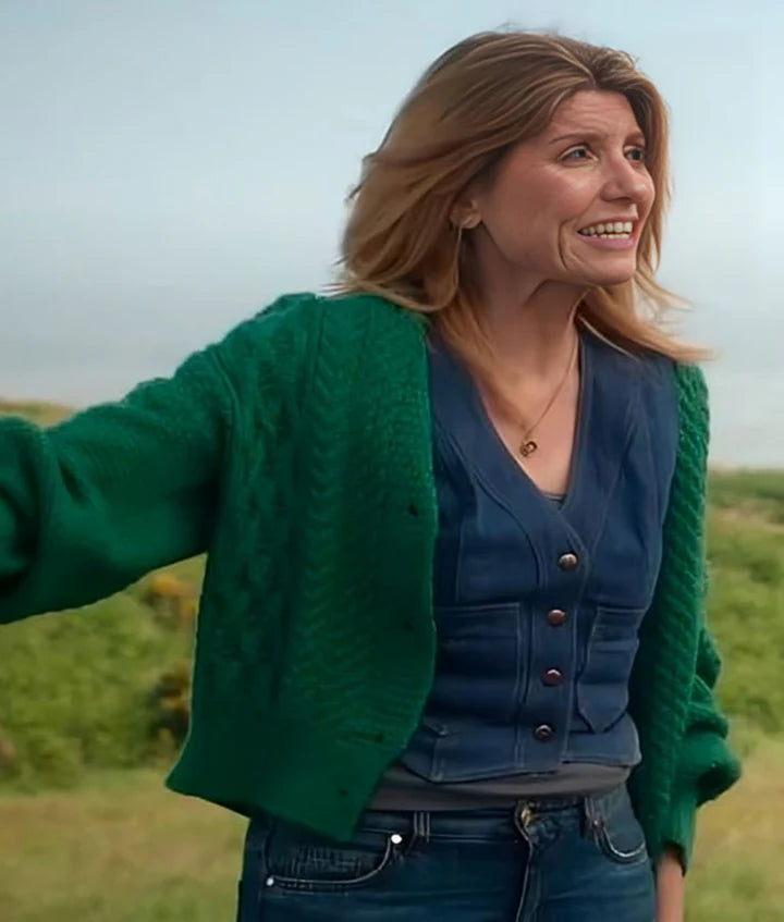 Eva-Garvey-Bad-Sisters-S2-Sharon-Horgan-Green-Knitted-Cardigan