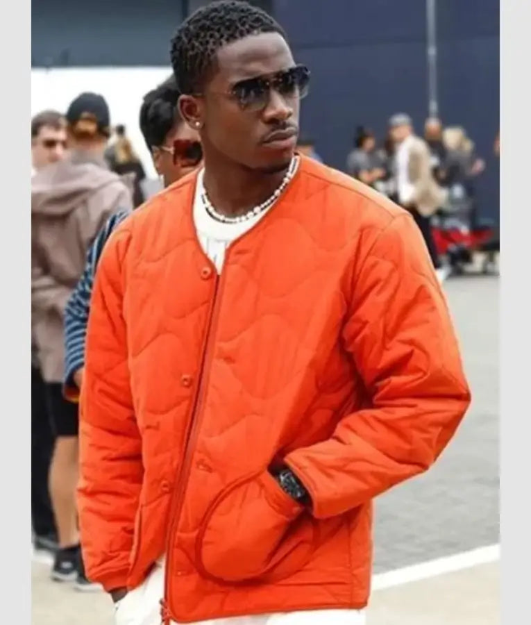 F1 The Movie 2025 Damson Idris Orange Jacket