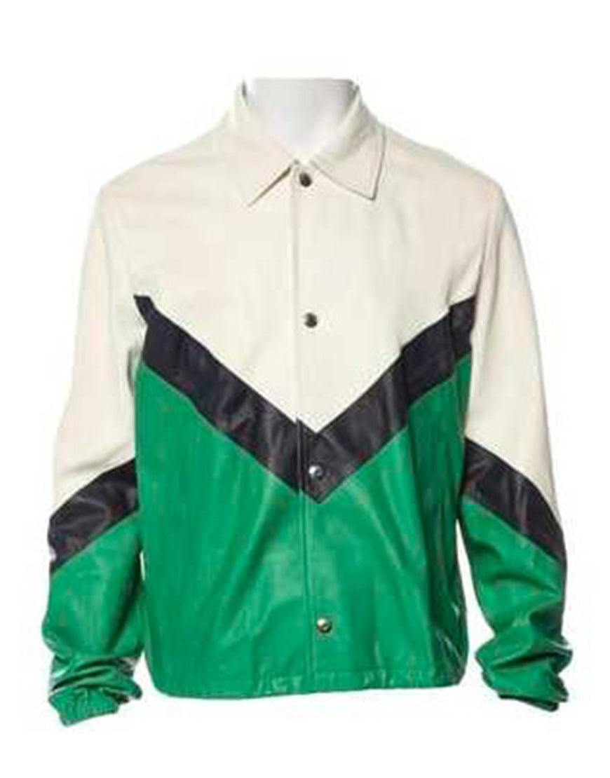 Access Hollywood 2025 Scott Evans Leather Jacket