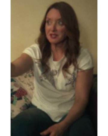 Frauds S01 White & Silver Star Tee