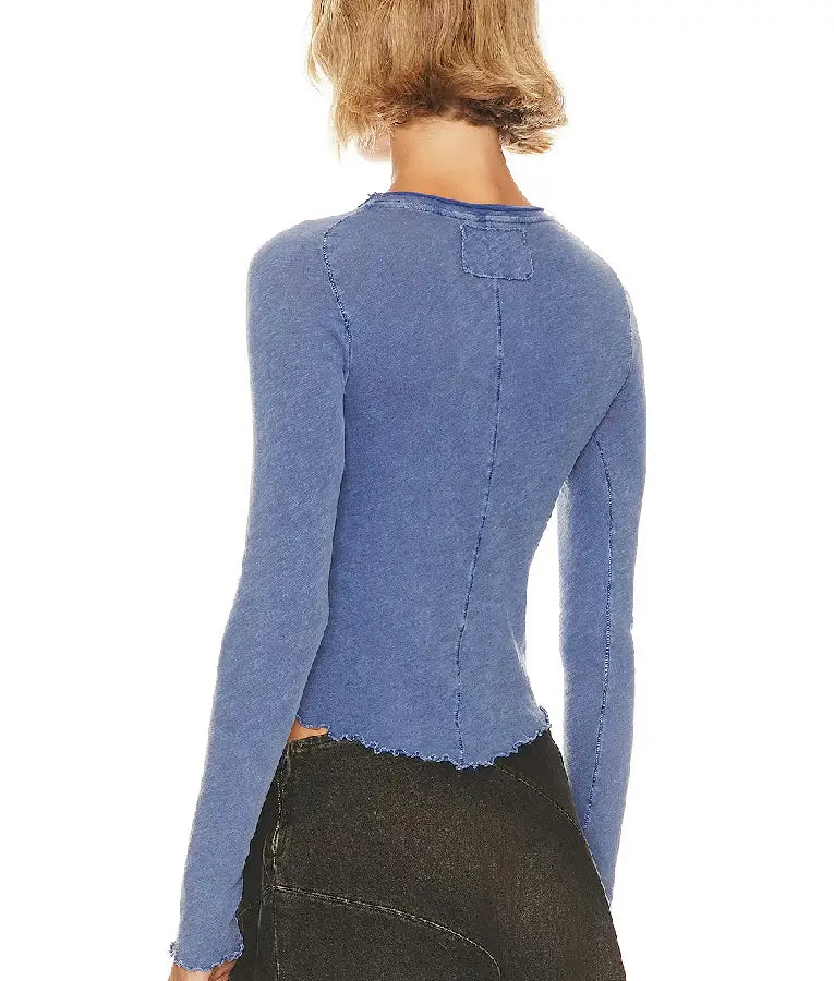 Ginny & Georgia Abby Littman Long Sleeve Crop Top