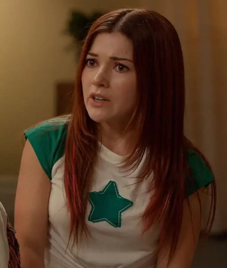 Ginny & Georgia S03 Abby Littman Green Star T-shirt