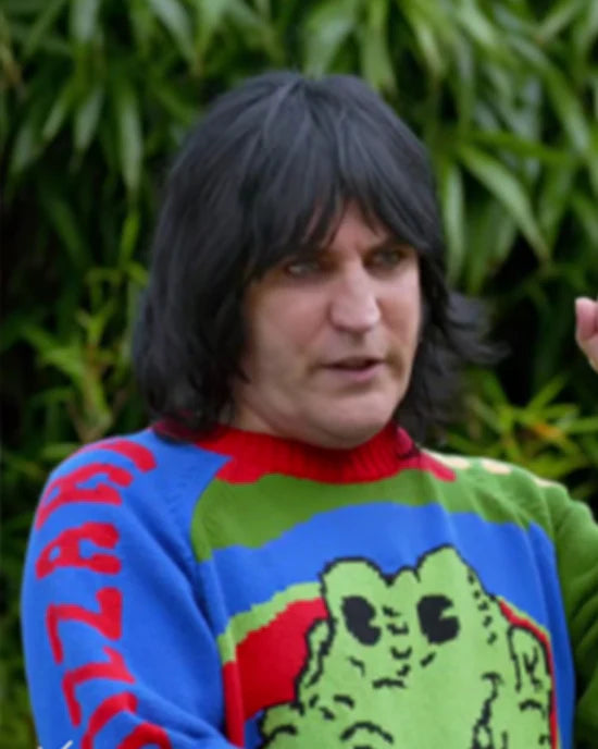 Great Celebrity Bake Off S08 Noel Fielding Aligator Sweater