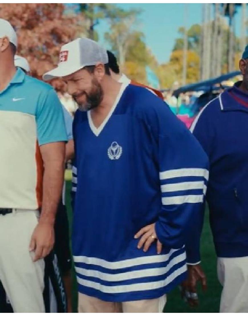 Happy Gilmore 2 Adam Sandler Blue Jersey