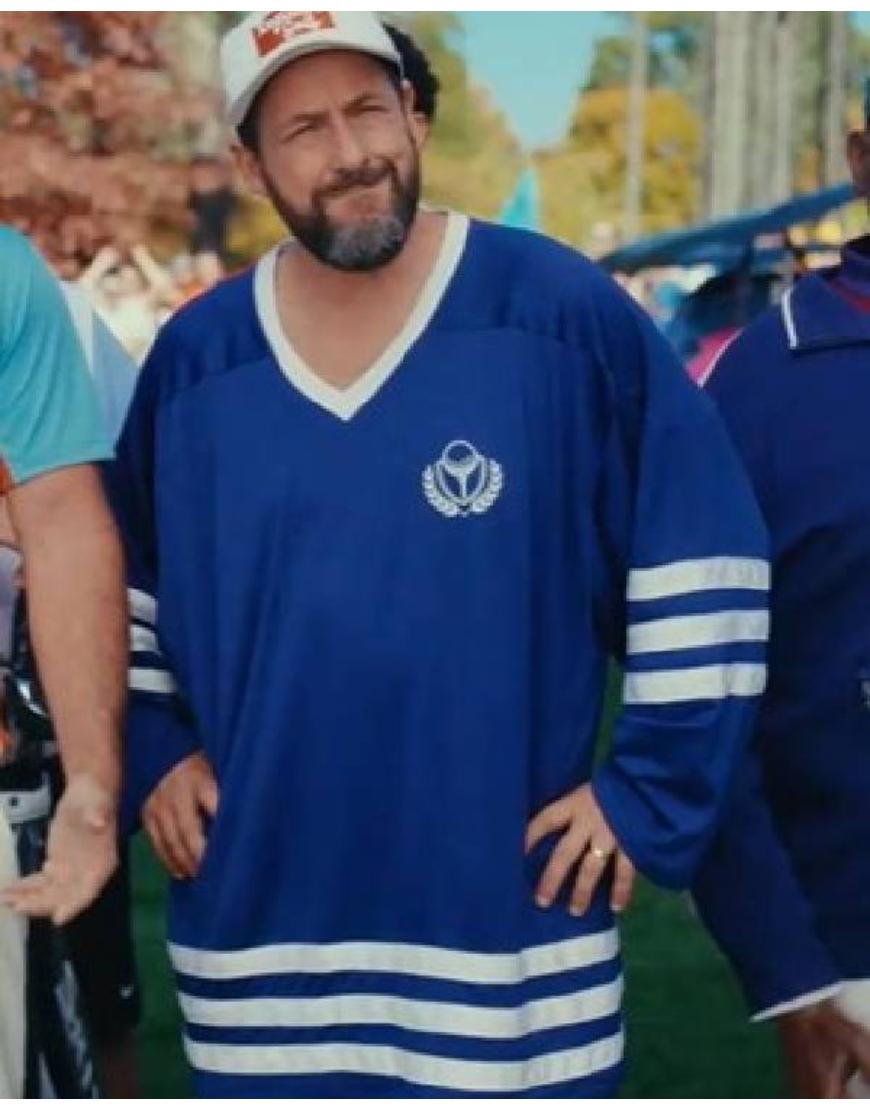 Happy Gilmore 2 Adam Sandler Blue Jersey