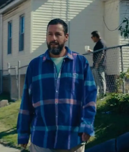 Happy Gilmore 2 Adam Sandler Multicolor Plaid Shirt